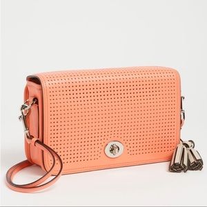 Coach Legacy Penelope Perforated Leather Crossbody Bag